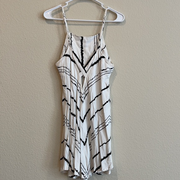 RVCA - Romper - black and white spaghetti strap - Picture 2 of 5